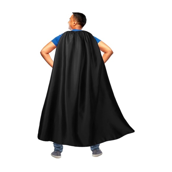 Other - EUC Black Superhero cape with tie